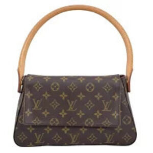 Louis Vuitton Looping Monogram Handbag Brown